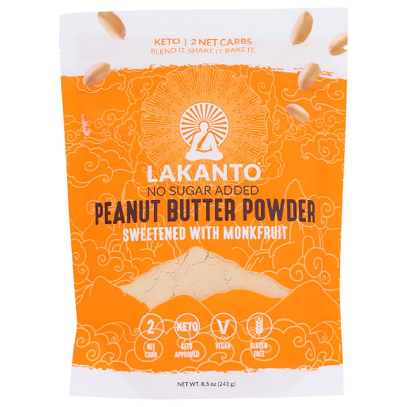 Lakanto Erdnussbutterpulver: Gesüßt mit Mönchsfrucht