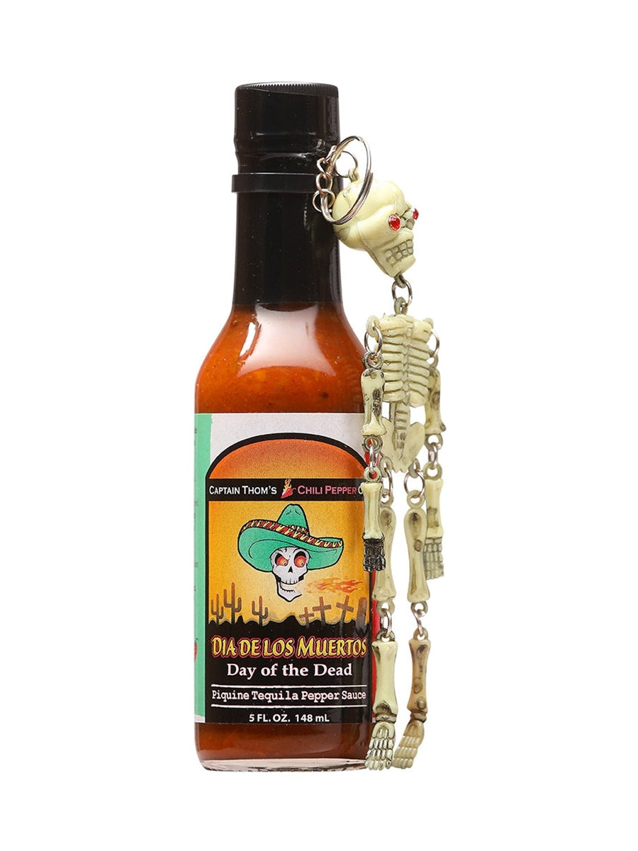Chilisauce Dia De Los Muertos Piquine Tequila Pfeffer Capt Thoms 5 oz Er