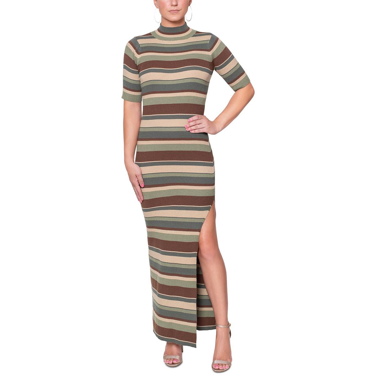 Esme gestreiftes Maxi Sweaterkleid