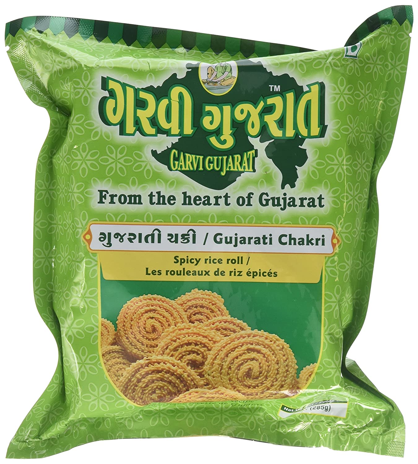 Garvi Gujarat Gujarati Chakri (würzige Reisrolle) 285g