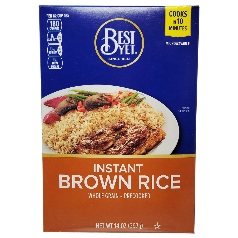 Best Yet sofort brauner Reis natriumfrei – – 14oz