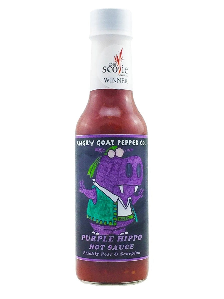 Chilisauce Angry Goat Pfeffer Co lila Hippo prickly Birne & Skorpion 5