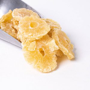 Ananas-Ringe, niedriger Zucker