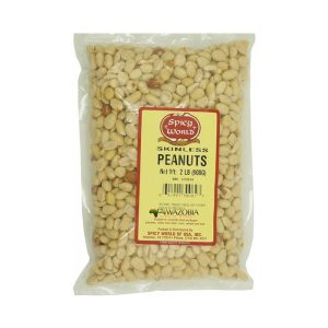 Würzige Welt rohe hautlose Erdnuss – 2lbs