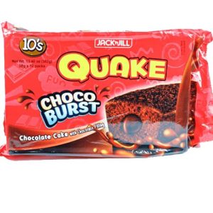 Jack ‘n Jill – Quake – Choco Burst Schokoladenkuchen mit Schokoladenfüllung – 10er Packung
