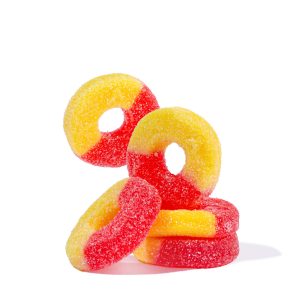 Albanese Gummiringe – Erdbeer Banane