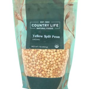 Peas, gelb, organisch, gespalten