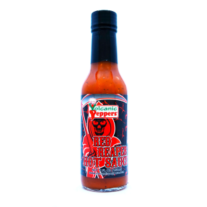Volcanic Peppers rote Schnitter scharfe Sauce