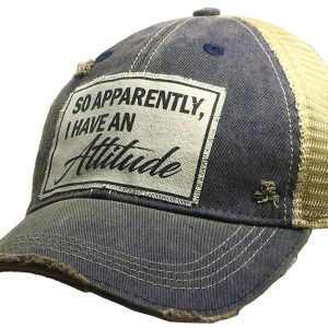 Vintage Life Ich habe einen Attitude Trucker Hut Baseball