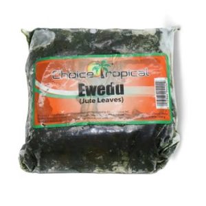 Auswahl tropischer Ewedu (jute Blätter)