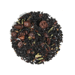 Pfefferminzmocha schwarzer Tee (Schokolade / Kaffee)