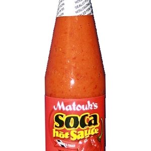 Matouk’s Soca scharfe Sauce. – 10oz