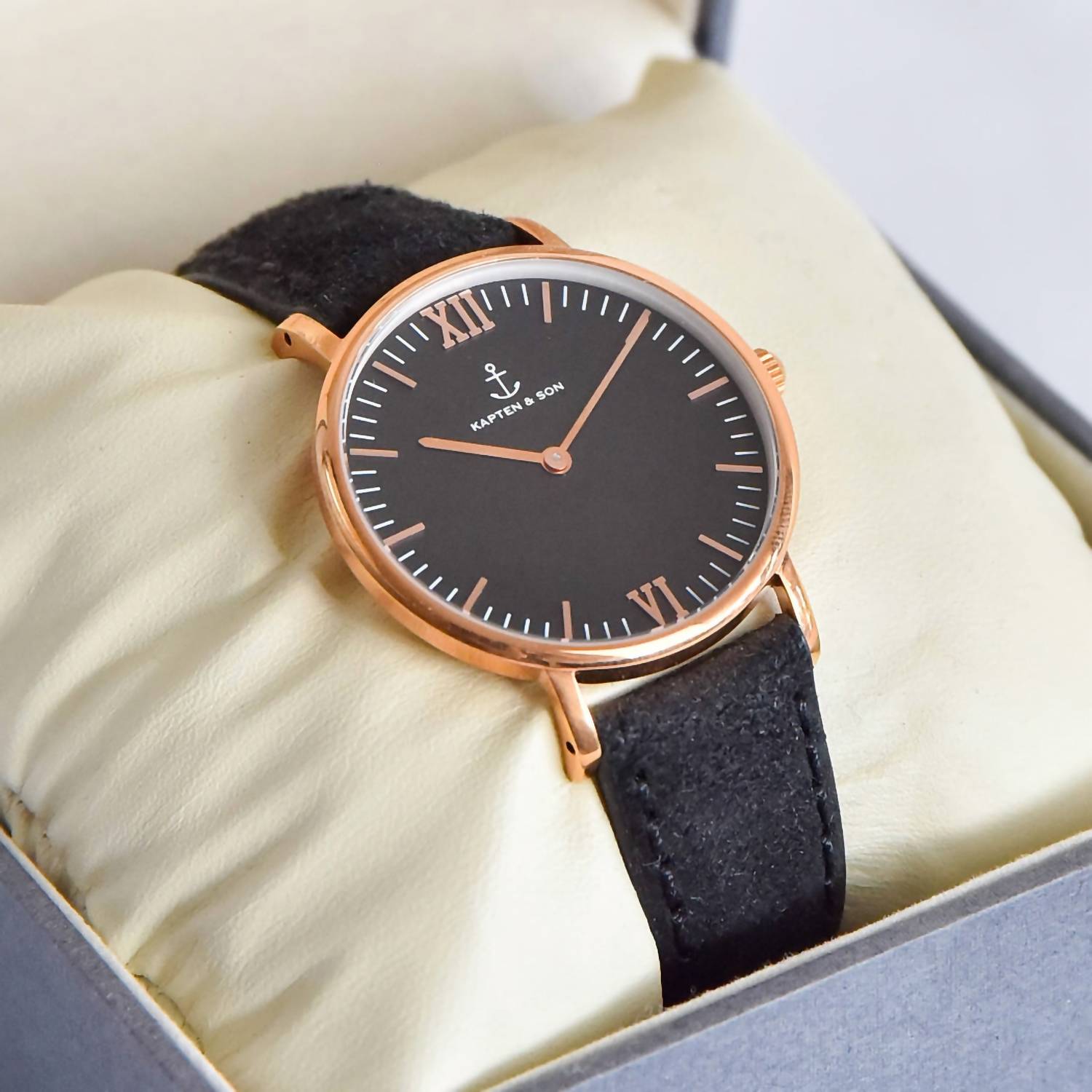 Unisex – Campina Uhr in Schwarz