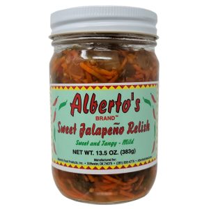 Alberto's süß Jalapeno Relish-Mild. Niedrige Natrium-13,5 oz
