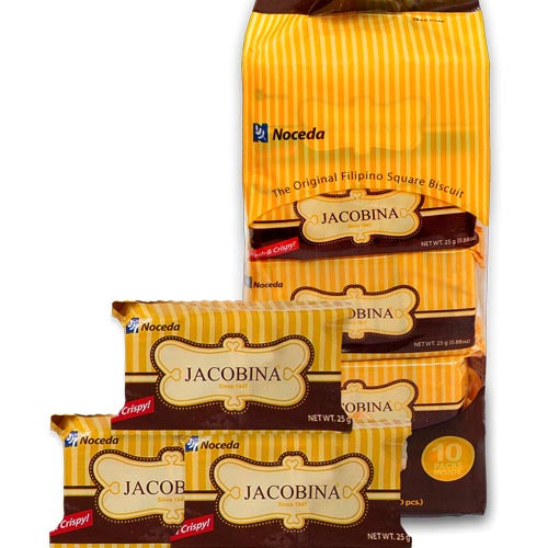 Noceda – Jacobina – Der Original philippinische quadratisch Keks – 10 Packungen – 250 G