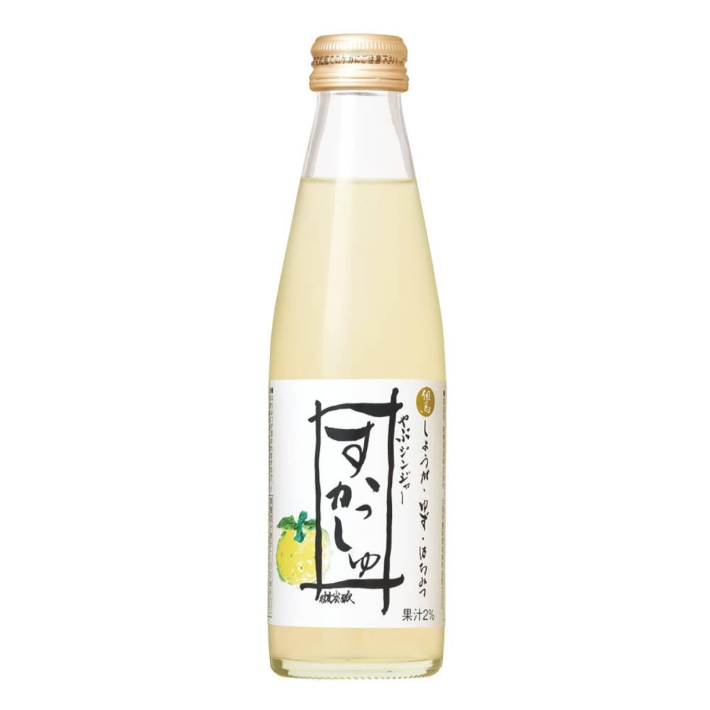 Tajima Jozo glitzernd Yuzu & Yabu Ingwer Essig Soda Drink 200ml