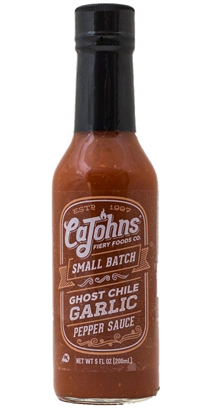 CaJohn's kleine Charge Ghost Knoblauch Pfeffersauce, 5oz