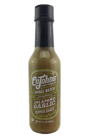 CaJohn's kleine Charge Jalapeno Knoblauch Pfeffersauce, 5oz