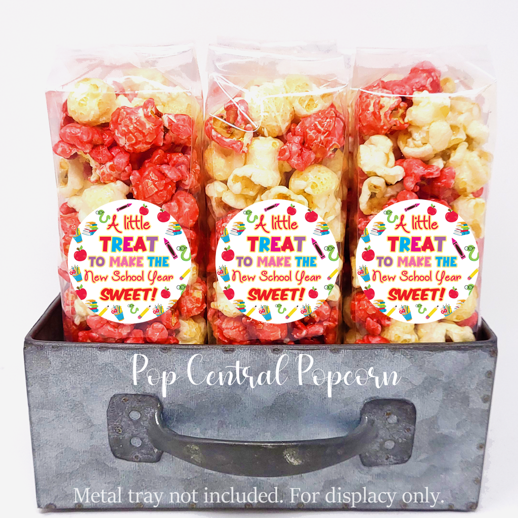 Zurück zur Schule – Klassenzimmer behandeln Popcorn Taschen