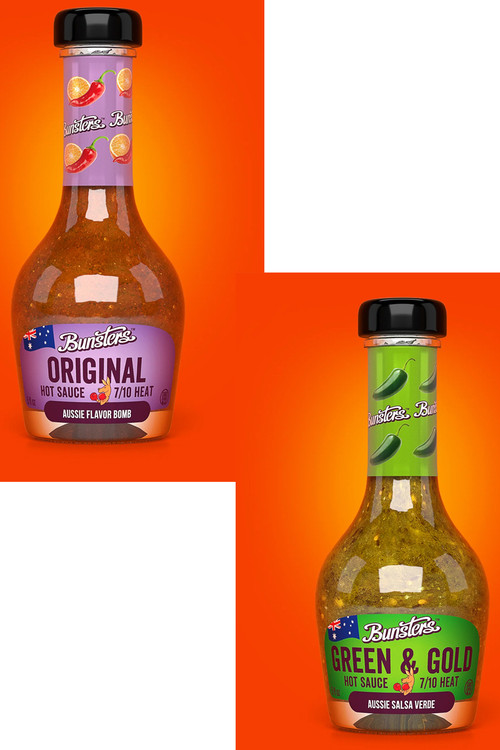 Bunsters Milder Chilisaucen Geschenkset, 2/5oz
