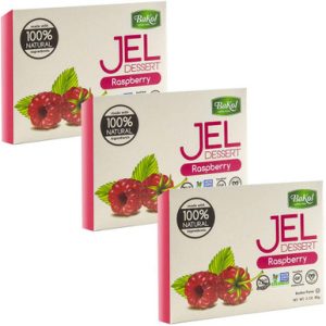 Bakol veganer Himbeergeschmack Jello, 3 Unzen (Packung mit 3)