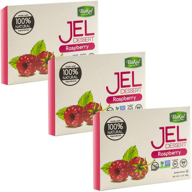 Bakol Veganer Himbeergeschmack Jello, 3 oz (Packung mit 3)