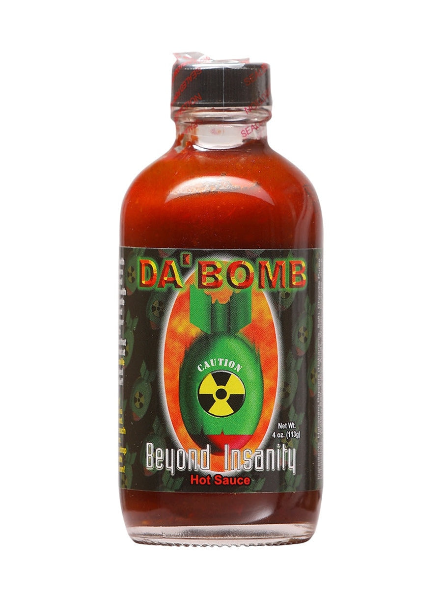Chilisauce Da Bombe Jenseits Wahnsinn 4 oz 119.700 Scoville Einheiten Hitze 10+