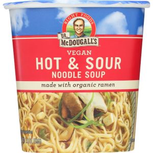 Dr McDougall’s Hot & Sour Nudel Suppe Tasse, 1.9oz