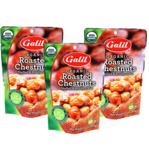 Galil Bio geröstete Kastanien, 3,5 Unzen (Packung mit 3)