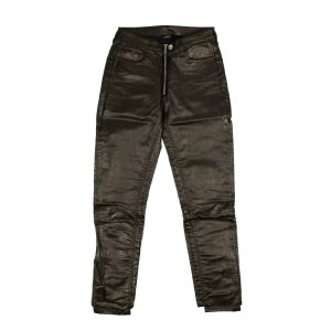 Marcelo Burlon Shiny Straight Jeans – Schwarz
