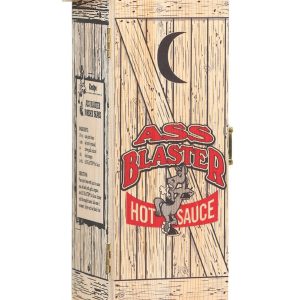 scharfe Sauce Arsch Blaster in Holz-Outhouse 5 Unzen Hitze 10 Arizona 22,48 $