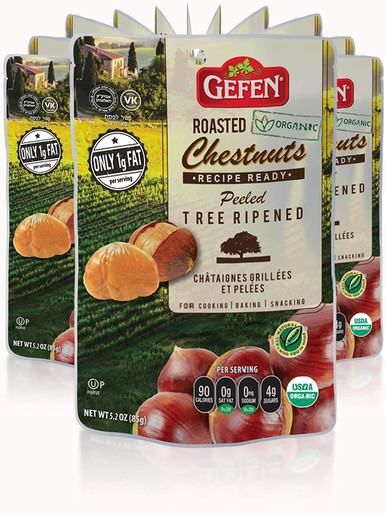Gefen Bio geröstete Kastanien, 5,2 oz (Packung mit 12)