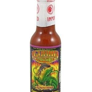 Iguana Tropic Thunder rote Jalapeno habanero tropische scharfe Sauce, . – 5oz