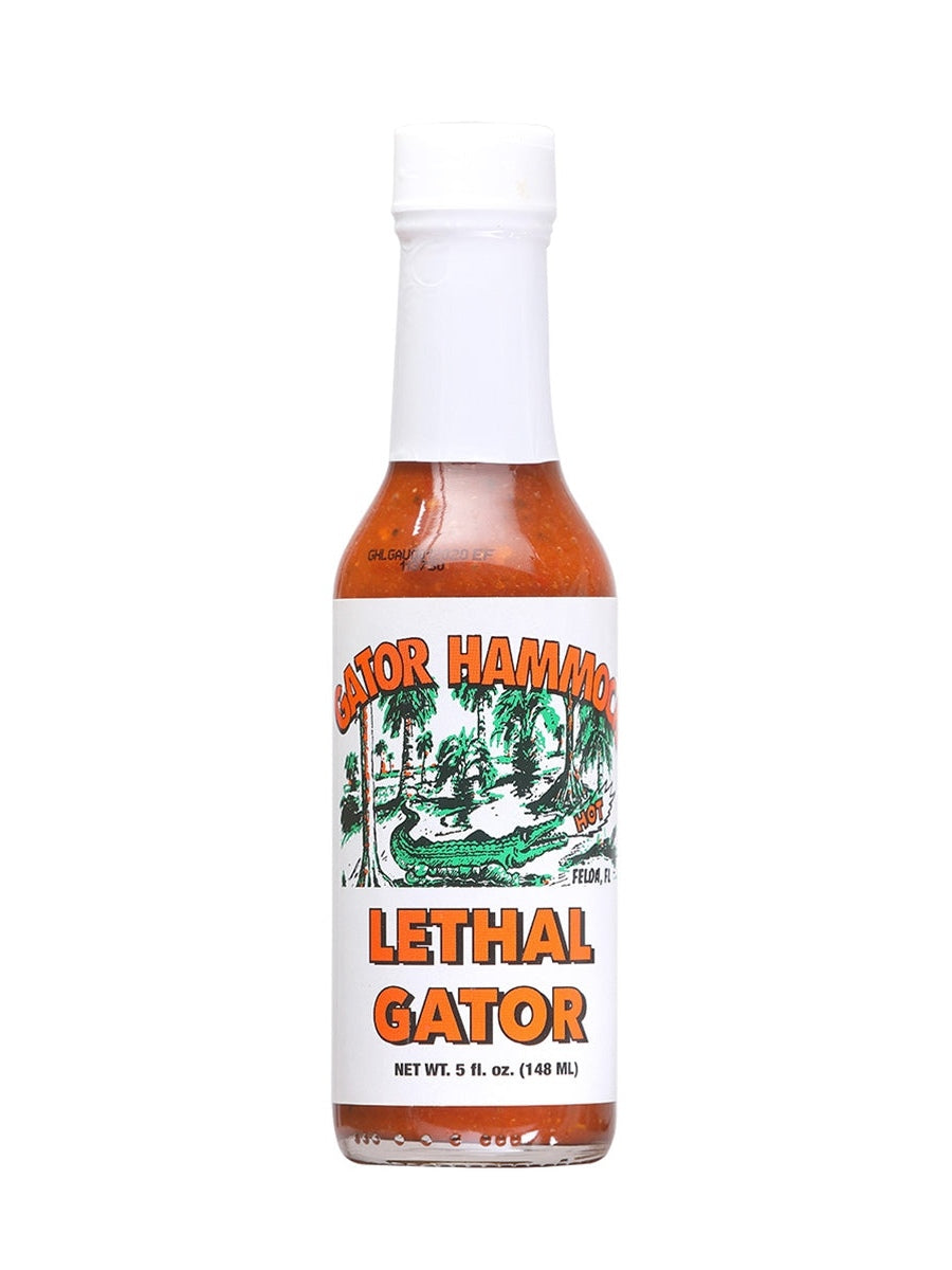 Chilisauce Gator Hängematte Lethal Gator 5 oz Florida Hitze 9