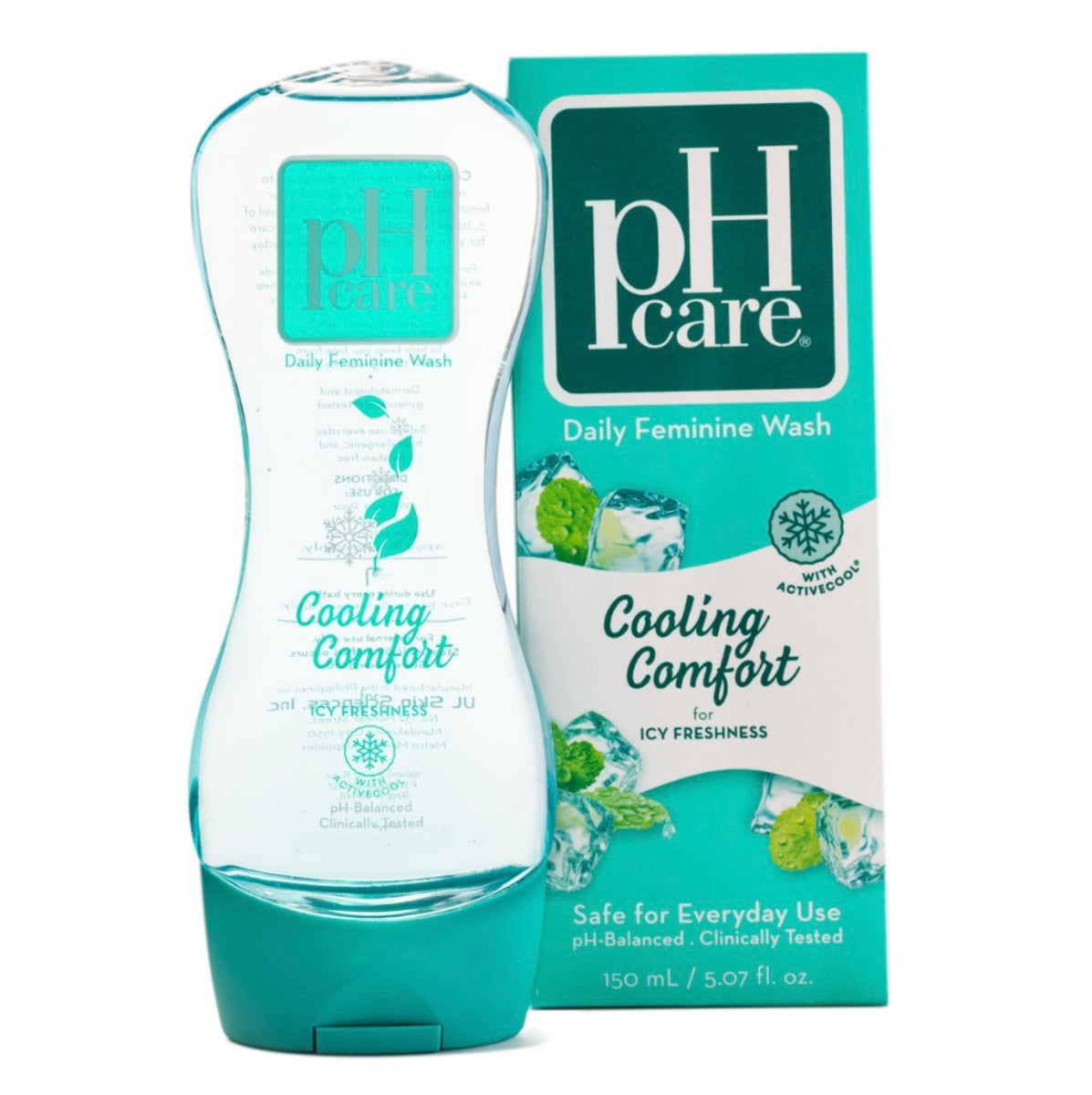 PH-Pflege – Intimate Wash – Cool Wind (Aquamarin) – pH-ausgewogen klinisch getestet mit Active Cool für eine Extra Feeling-m
