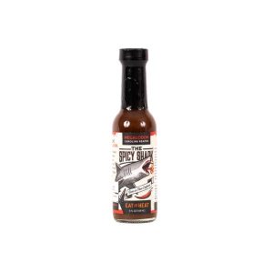 The würziger Hai Megalodon scharfe Sauce
