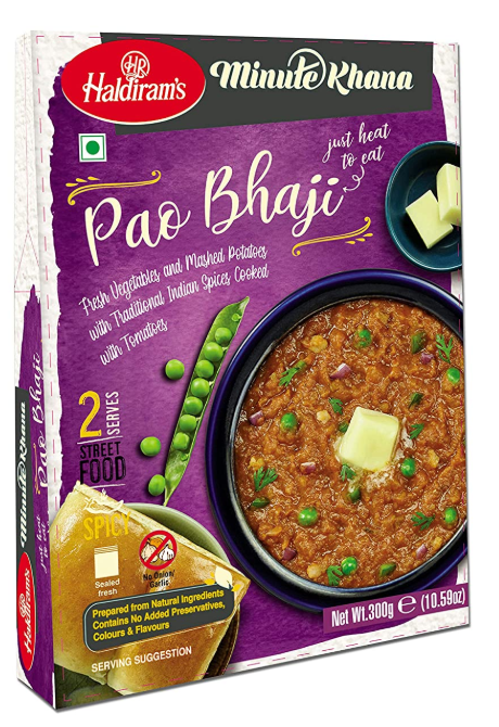 Haldirams (bereit zu essen) Pao bhaji 300G