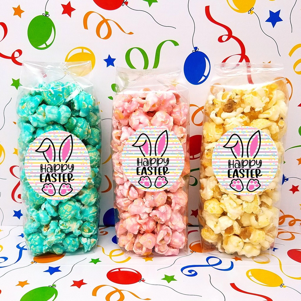 Osterhasen Streifen – Popcorn Party Gefälligkeiten