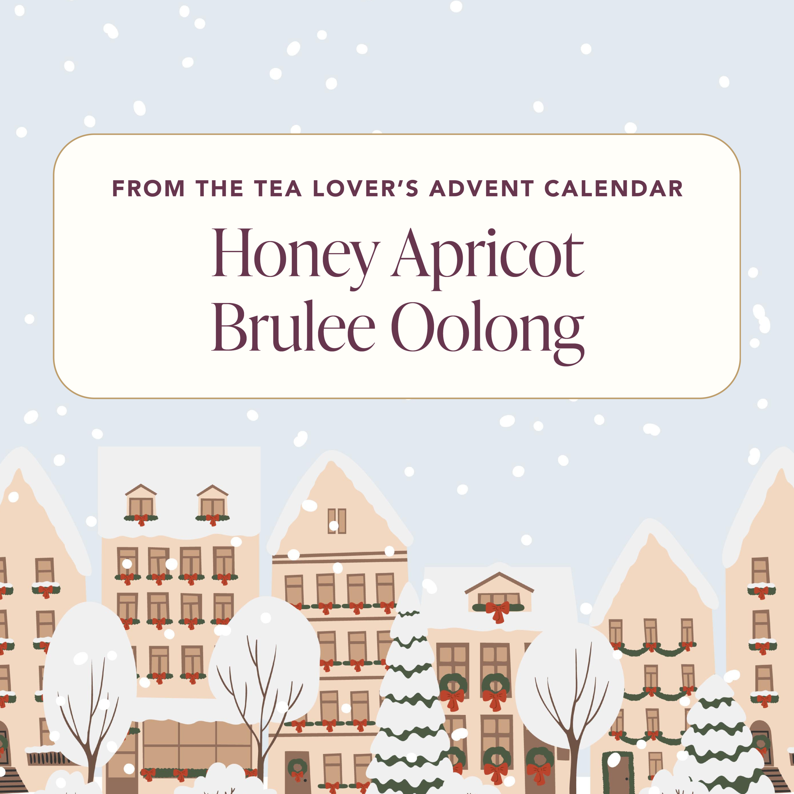 Advent 2024 – Koffein – Tag 10 – Honig Aprikose Brulee Oolong
