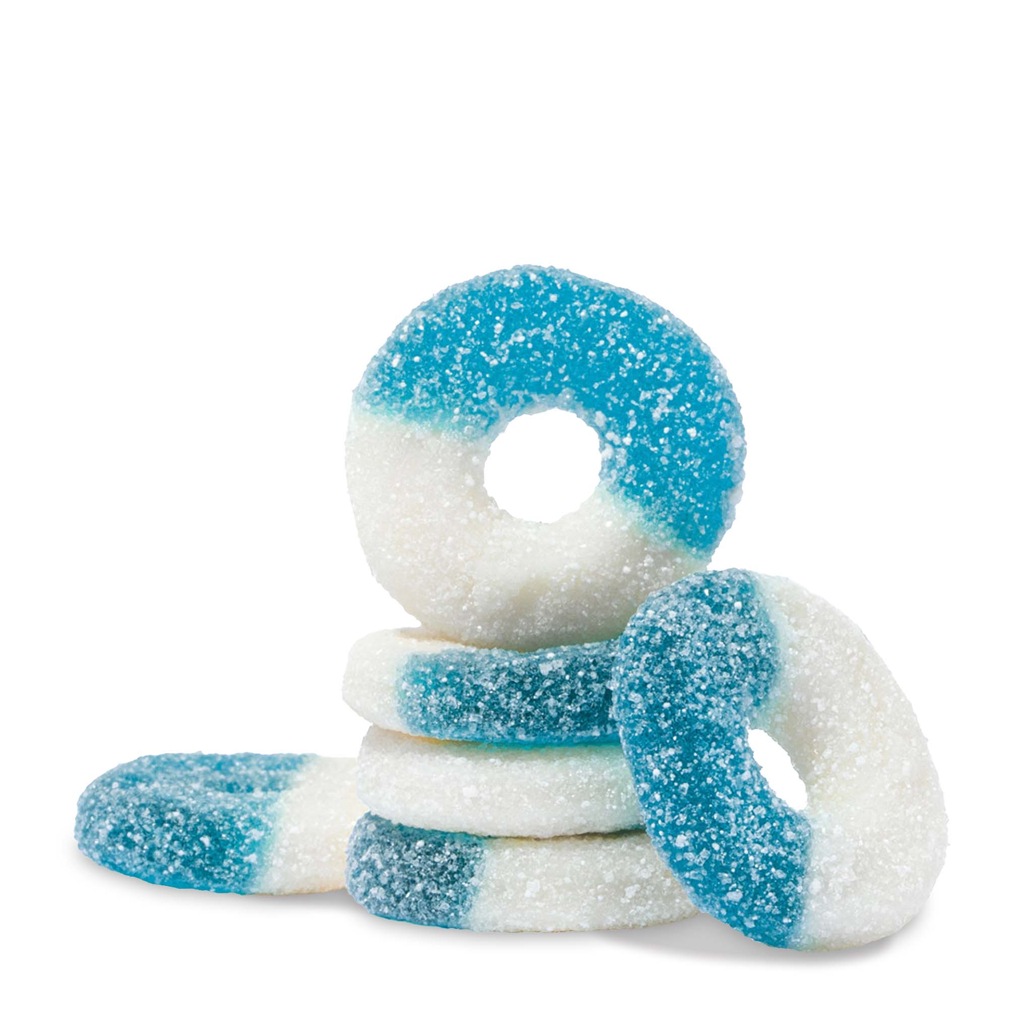 Albanese Gummiringe – Blaue Himbeere