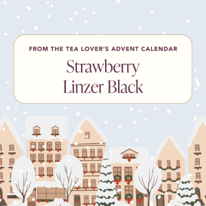 Advent 2024 – Koffein – Tag 11 – Erdbeere Linzer Keks Schwarz