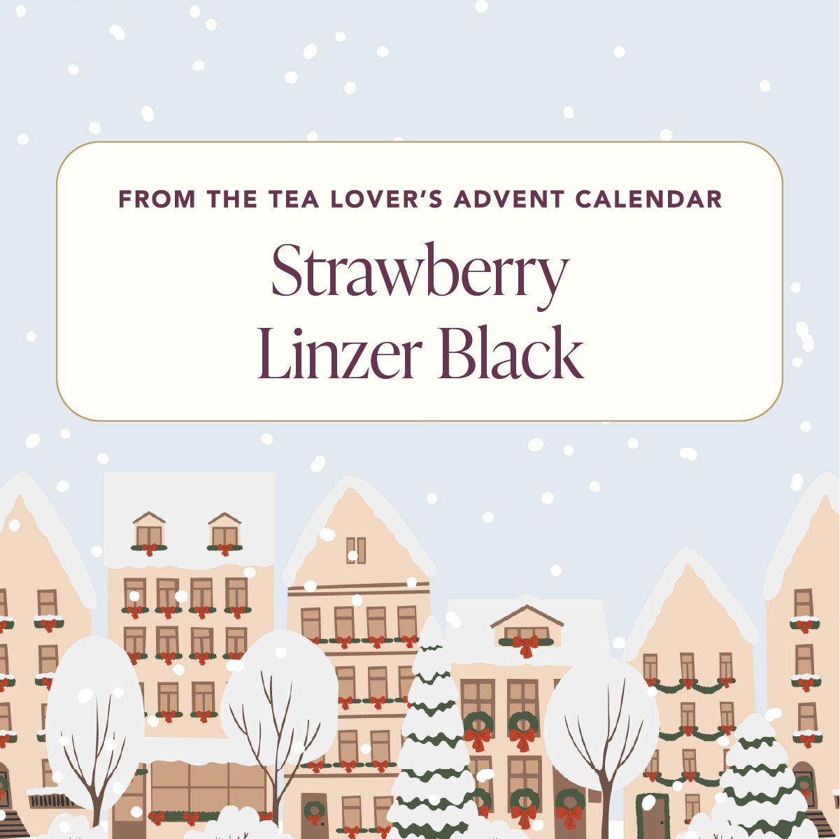 Advent 2024 – Koffein – Tag 11 – Erdbeere Linzer Keks Schwarz
