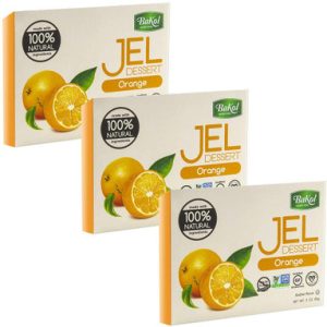 Bakol veganer Orangengeschmack Jello, 3 Unzen (Packung mit 3)