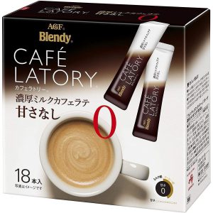 AGF Blendy Café Latory Rich Milch Café Latte ungesüßt 18 Stöcke