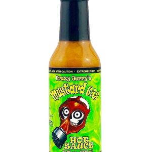 scharfe Sauce verrückt Jerrys Senf Gas 5 Unzen Hitze 10+++extrahiert $9.98