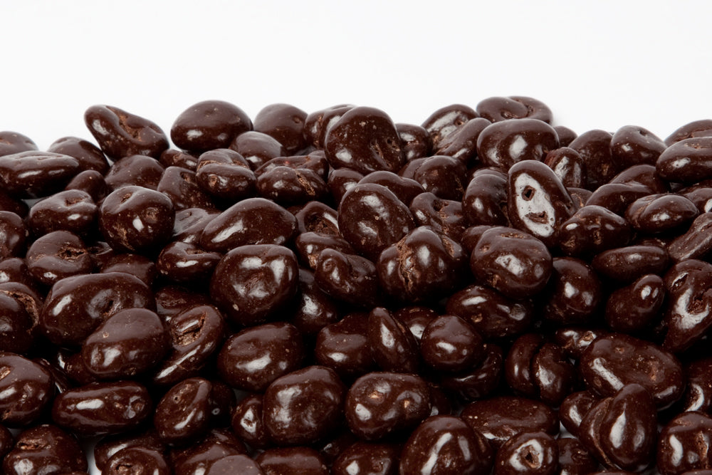 Dunkle Schokolade überzogene Cranberries