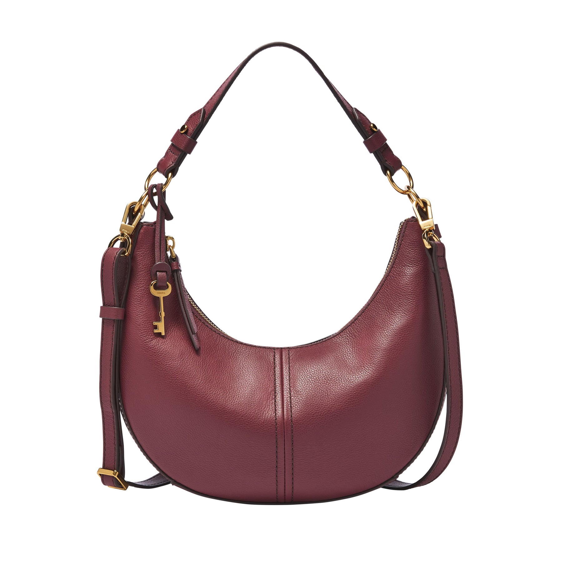 Fossil Damen Shae Leder Kleine Hobo