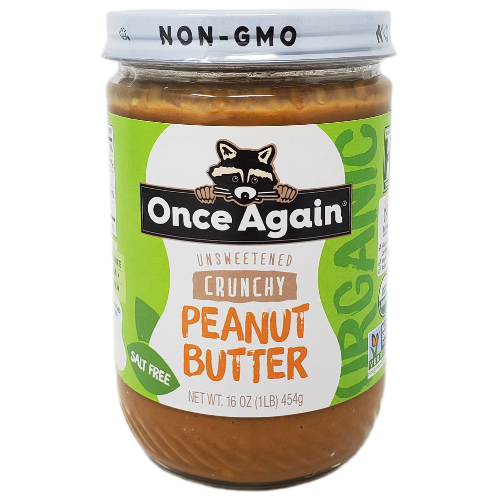 Wieder Bio Kein Salz hinzugefügt knusprig Erdnussbutter – 16oz