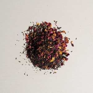 Schokoladen-Rosentee – aromatisierter schwarzer Tee