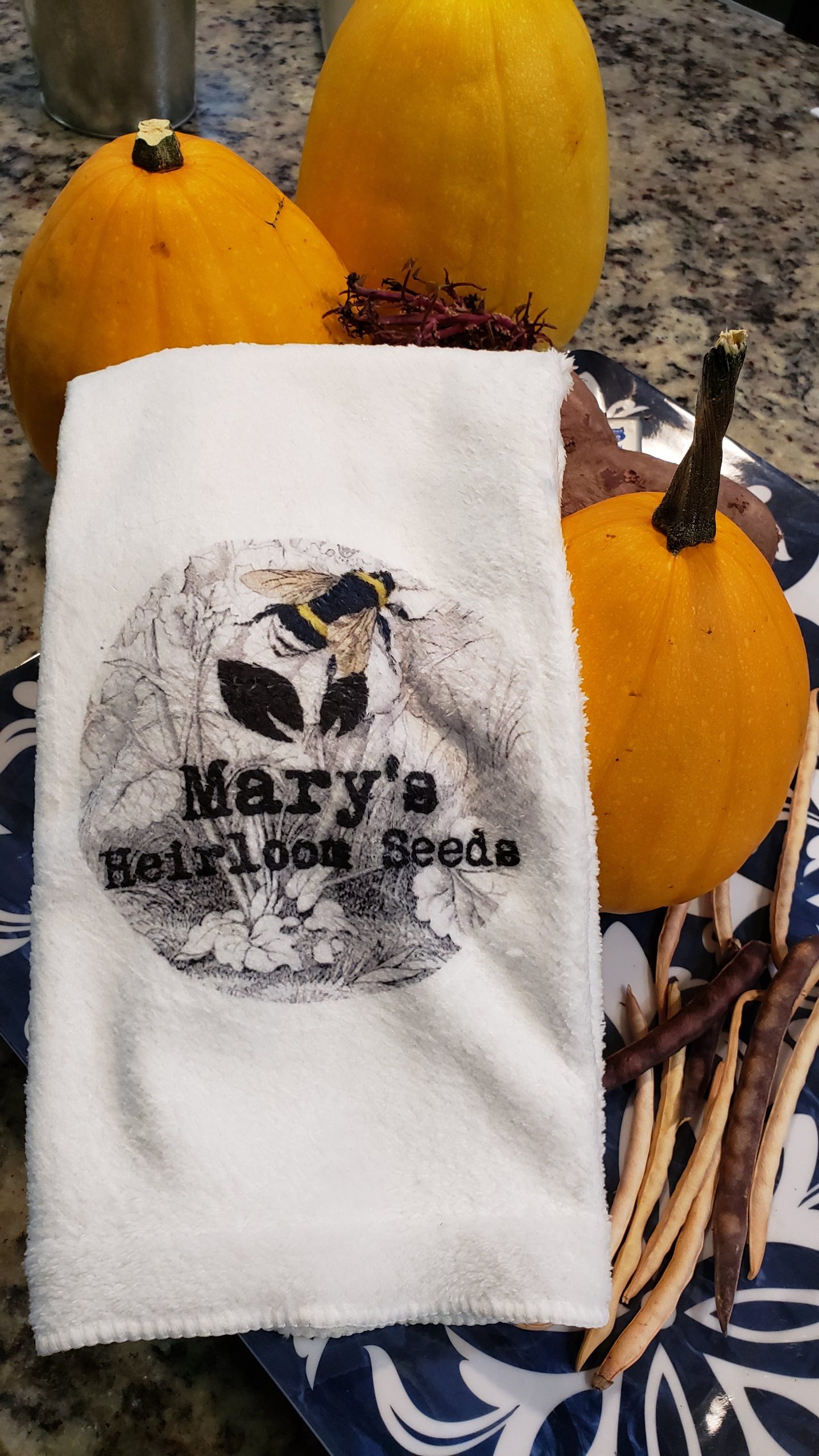 Mary's Heirloom Seeds BEE Handtuch